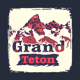 Grand Teton - vintage comic book style T-Shirt