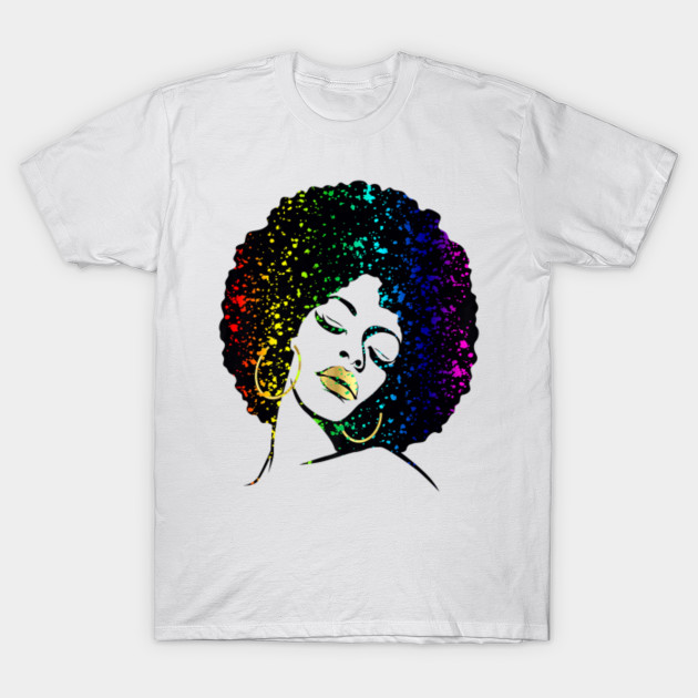 Black Girl Magic Gift Queen Afro Diva Lips Paint Black Girl