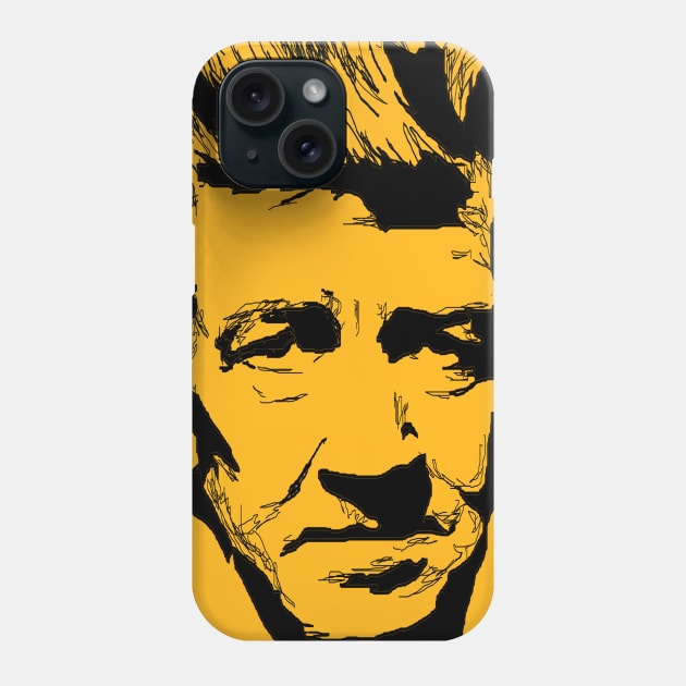 David Lynch by burro Phone Case by burrotees