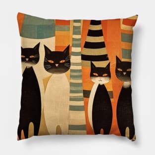 Stray Cats Strut Pillow