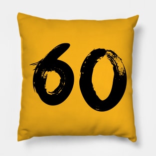 Number 60 Pillow