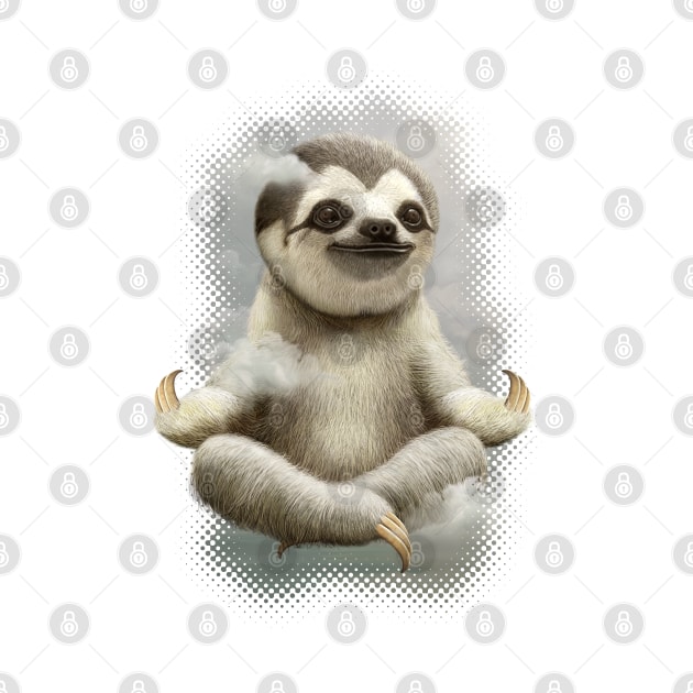 sloth meditate by ADAMLAWLESS