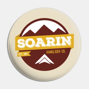 Soarin' Hang Gliders (version 2) Pin