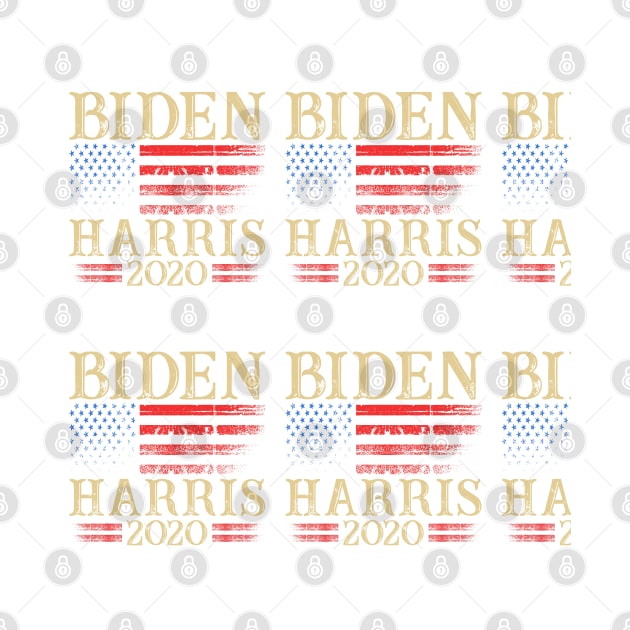 BIDEN HARRIS 2020 White by Sandra Hutter Designs