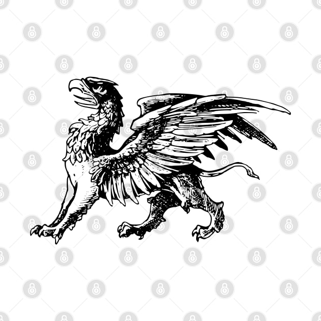 Medieval Gryphon by Vintage Boutique