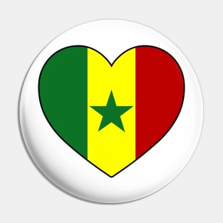 Heart - Senegal Pin