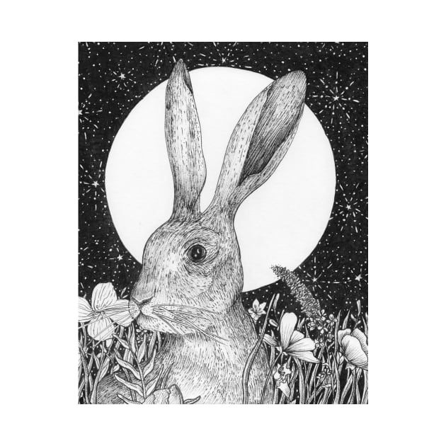 The Hare and the Moon by ECMazur