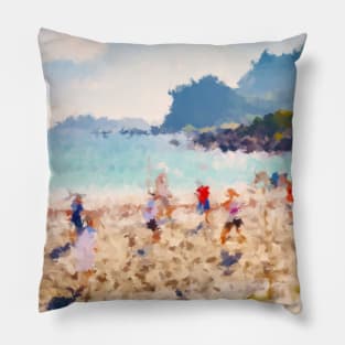 Beach Volleyball Pillow