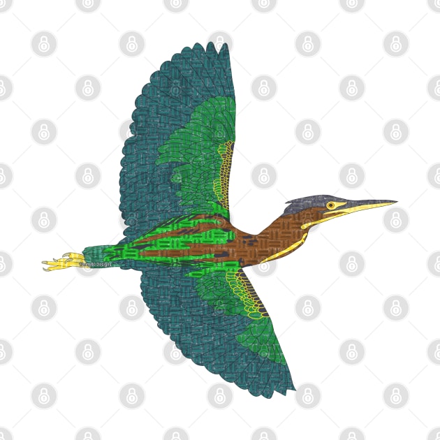 Green Heron by 13mtm80-Designs