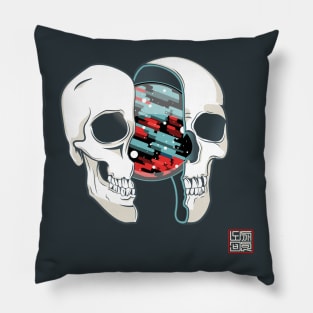 Deep Inside Skull Pillow