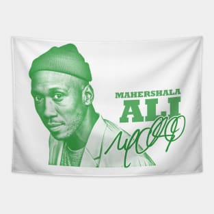 Mahershala Ali - greensolid Tapestry