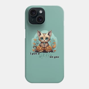 Cute and Spooky Bangel Cat Phone Case