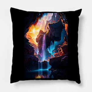 Waterfall Other Worldly Pillow