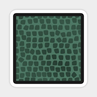 Leopard Mosaic on Soft Green 5748 Magnet