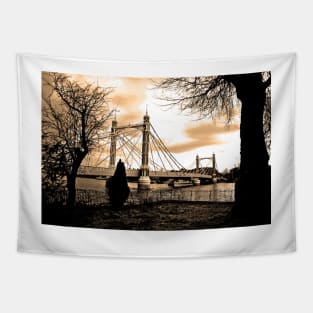 Albert Bridge River Thames London Tapestry