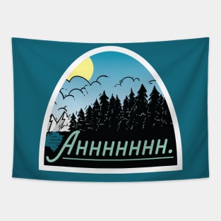 Ahhhhhhhhhhhh. Mountain Lake Relaxation Tapestry