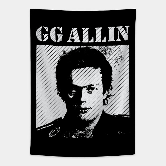 GG Allin Punk Rock Tapestry by Farewell~To~Us