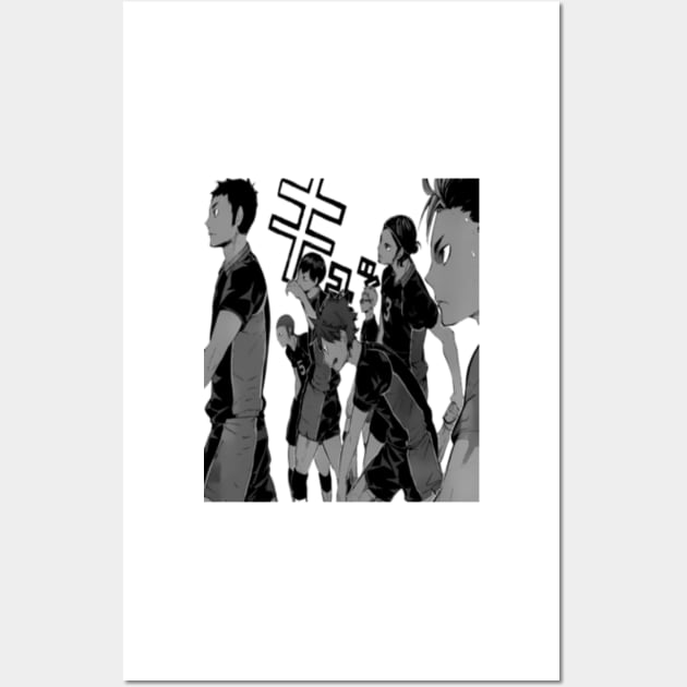 Anime Manga Volleyball Asahi Azumane Haikyuu Art Print by Team