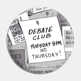 Debate Club Pin