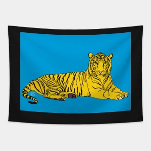 Pop Art Tiger Tapestry