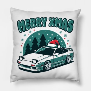 WHITE 180SX MERRY CHRISTMAS EDITION Pillow