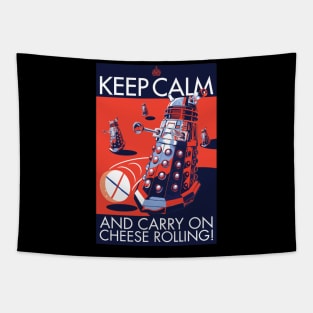 DALEK CHEESE ROLLING Tapestry