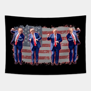 Trump Dance Pro Trump 2024 Trump President Maga 45 47 Tapestry