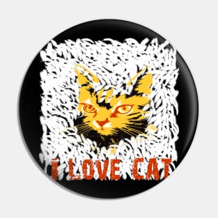 Love for cats Pin