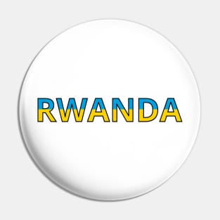 Drapeau Rwanda Pin