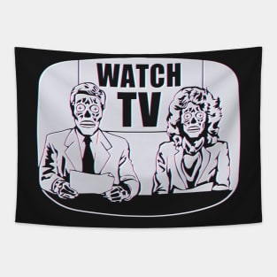 They Live! Obey, Consume, Buy, Sleep, No Thought and Watch TV Tapestry