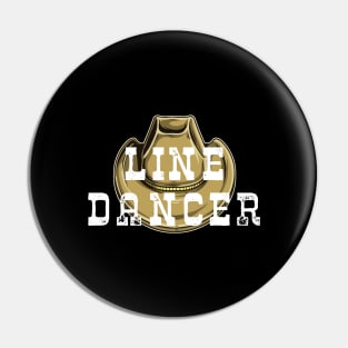 Line Dancer Design Pin