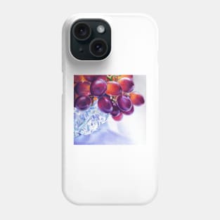 Grapes in Crystal Bowl- 2 Phone Case