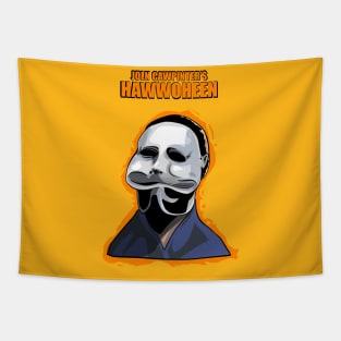 Halloween meme shirt Tapestry