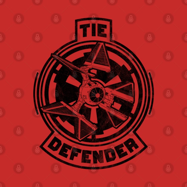 Vintage TIE Defender by patrickkingart