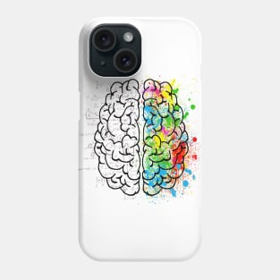 Fifty Fifty Brain Phone Case