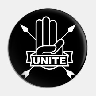 Unite the Districts - White Pin