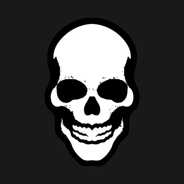 Grinning Skull by Oolong