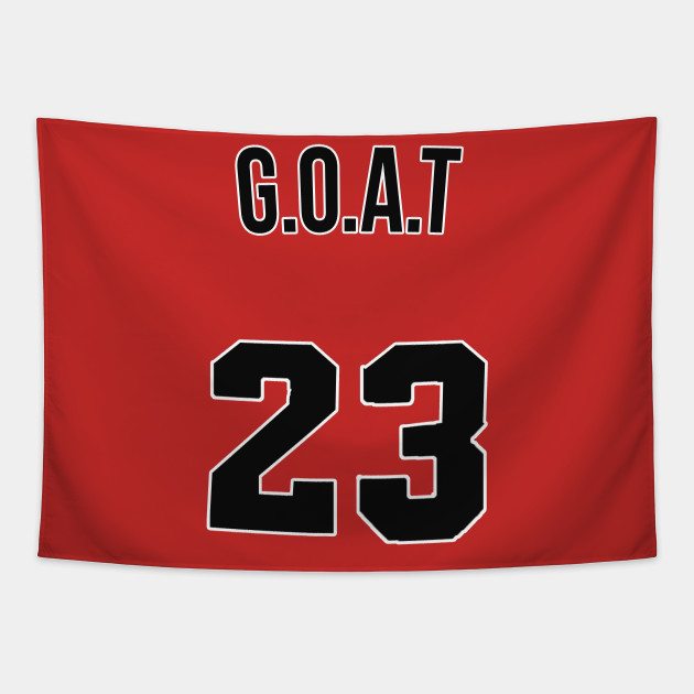 Michael Jordan 'GOAT' Nickname Jersey - Chicago Bulls - Nba - T