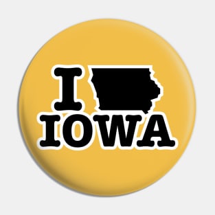 I Love Iowa Pin