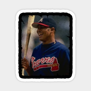 Andruw Jones in Atlanta Braves Magnet