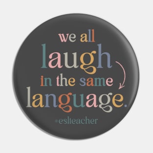 ESL Teacher: English as a Second Language Pin