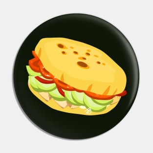 Arepa Sandwich Pin