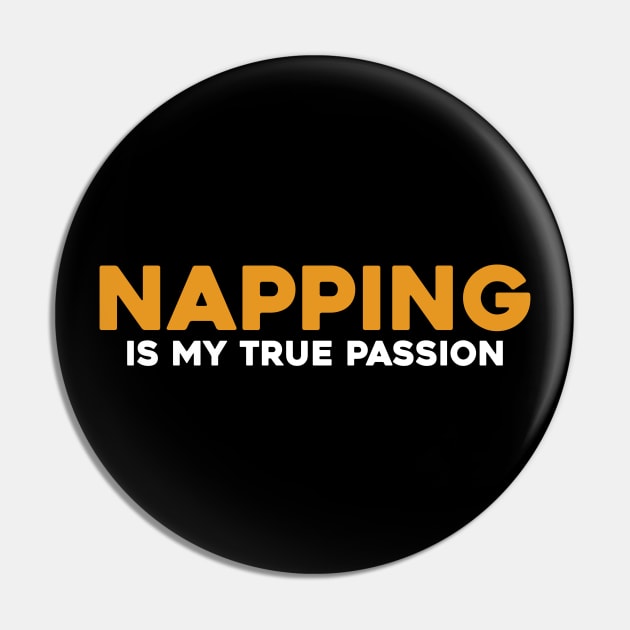 Napping is My True Passion Pin by Lilian's