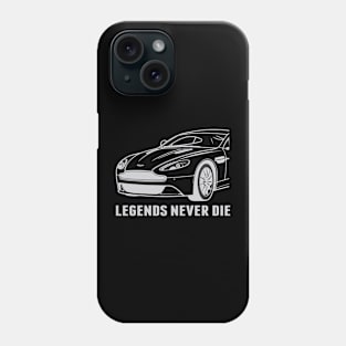 Aston Martin Vanquish Cars Form White Design Phone Case