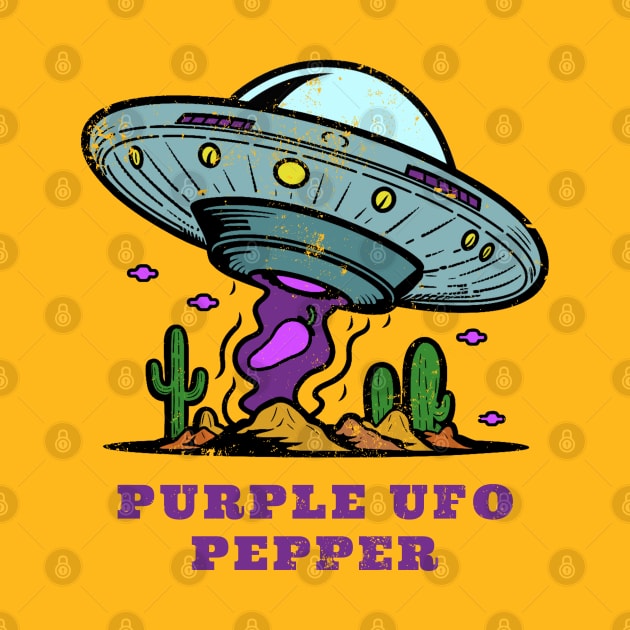 Purple UFO Pepper by Hot Threads