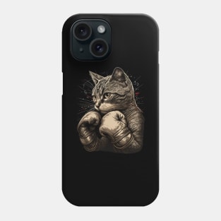 Boxing Cat Boxer Kitten Funny Cat Graphic Phone Case