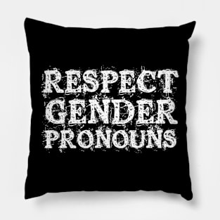 Respect Gender Pronouns Pillow