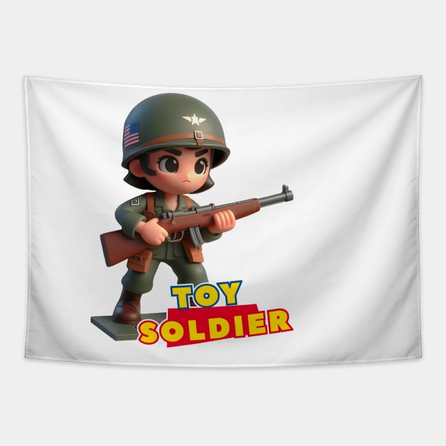 Toy Soldier Tapestry by Rawlifegraphic