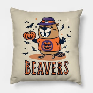 Eager Beavers Pillow