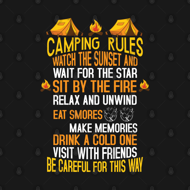 Camping Rules Camper by RRADesign